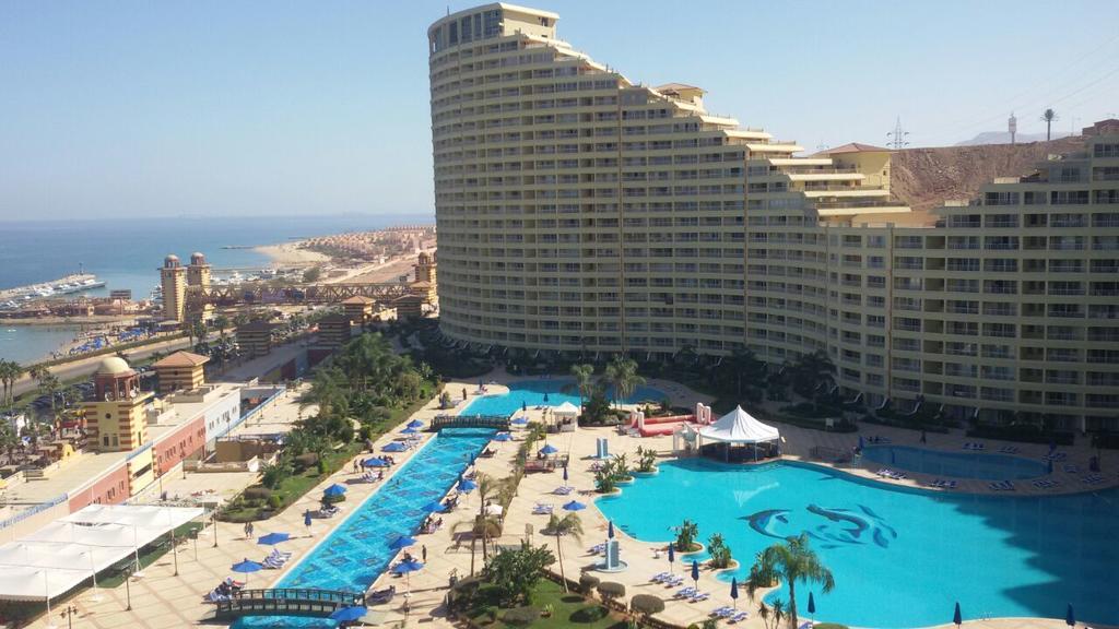 Porto Sokna With Sea View Pyramids Apartments Family Only Ain Sukhna Exterior foto